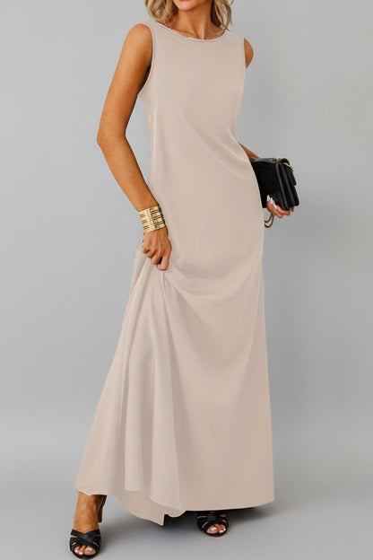 Sleeveless Flowy Maxi Dress The Nichole Collection - Official Site