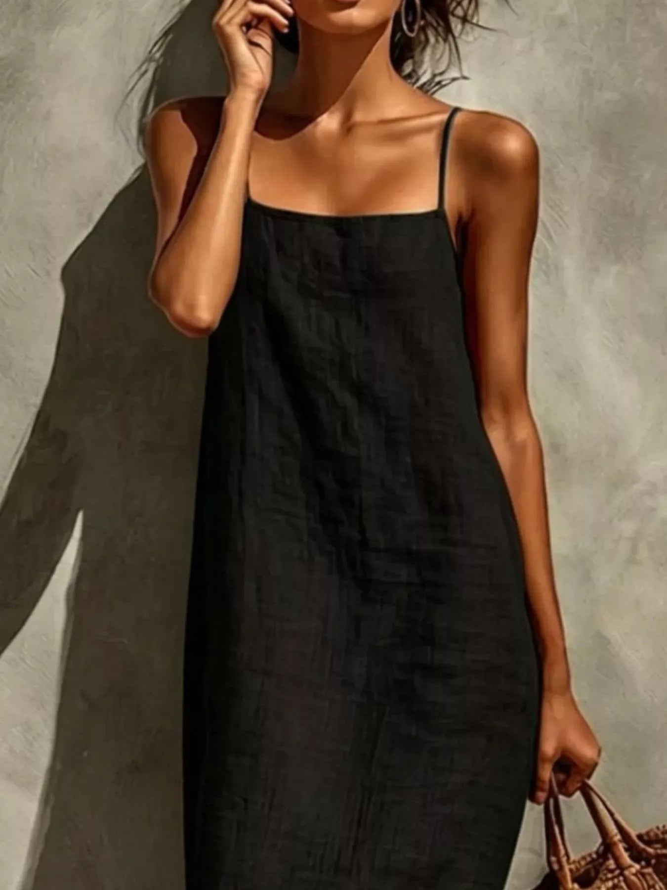 Sleeveless Linen Casual Maxi Dress The Nichole Collection