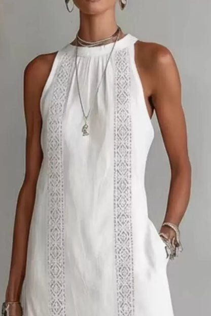 Sleeveless Side Slit Dress with Pockets The Nichole Collection - Official Site