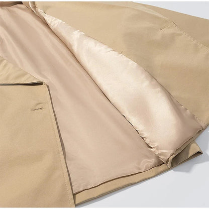 Spring Cropped Trench Coat The Nichole Collection