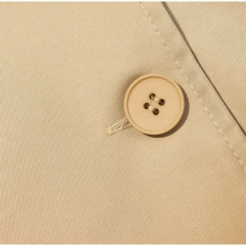 Spring Cropped Trench Coat The Nichole Collection