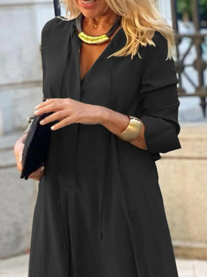 Spring Maxi Shirt Dress THE NICHOLE COLLECTION - Official Site