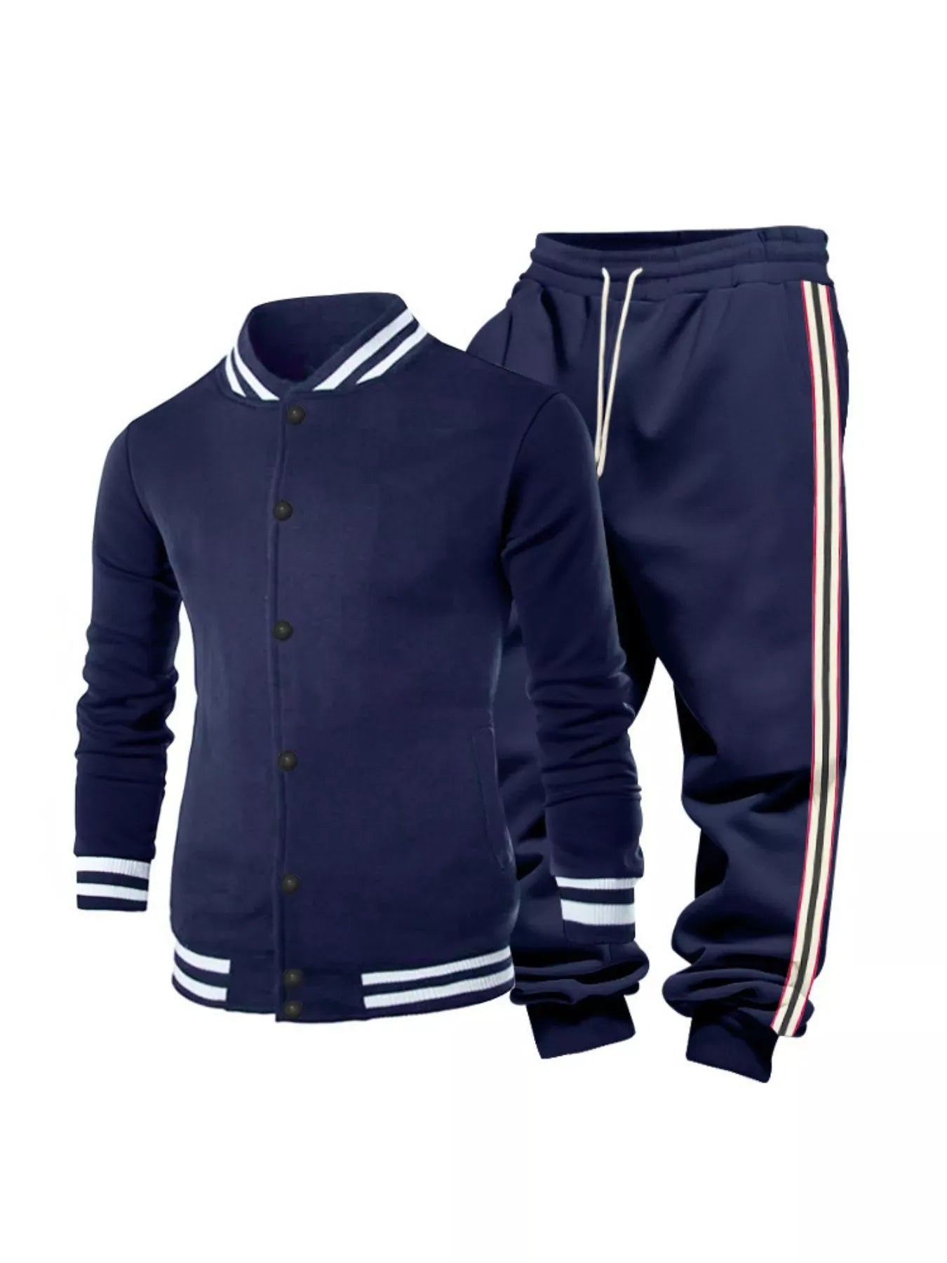 Striped Snap Down Top and Pants Set | The Nichole Collection