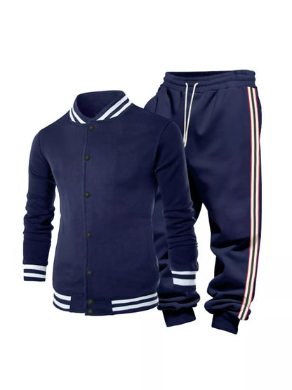 Striped Snap Down Top and Pants Set | The Nichole Collection