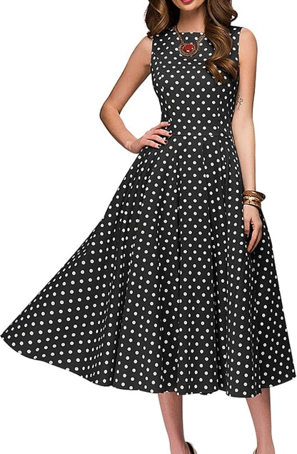 Stylish Sleeveless High Waist Dress Dresses The Nichole Collection