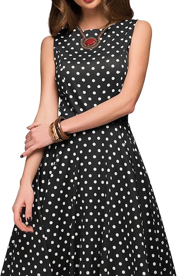 Stylish Sleeveless High Waist Dress Dresses Black / S The Nichole Collection
