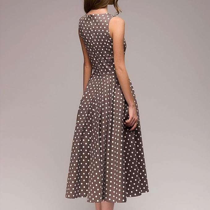 Stylish Sleeveless High Waist Dress Dresses The Nichole Collection