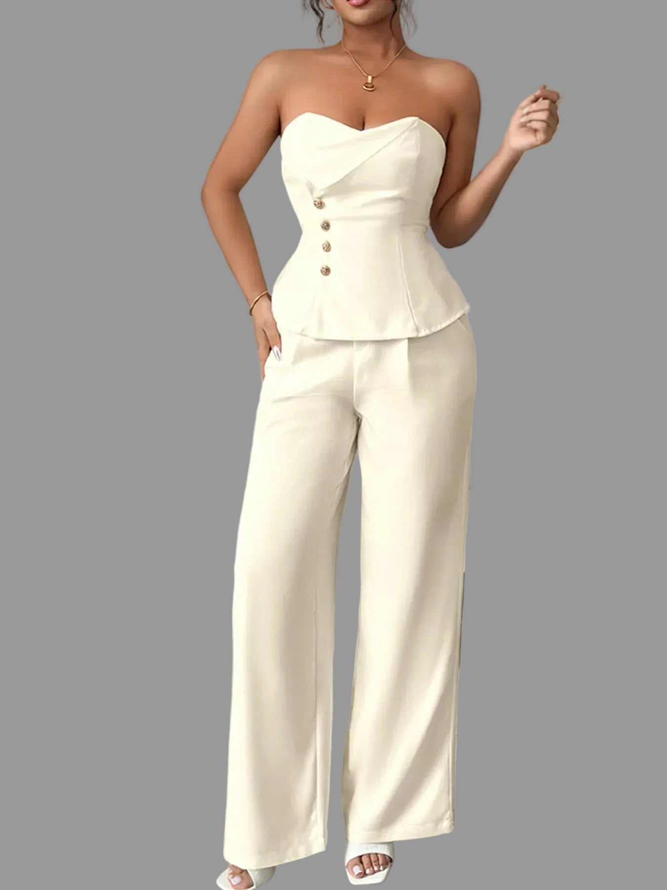 Sweetheart Neck Tube Top and PantsSet The Nichole Collection