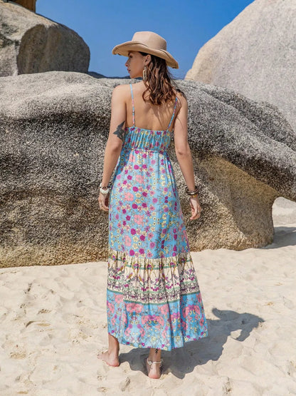 Tassel Floral Print Cami Dress Maxi Dresses The Nichole Collection - Official Site