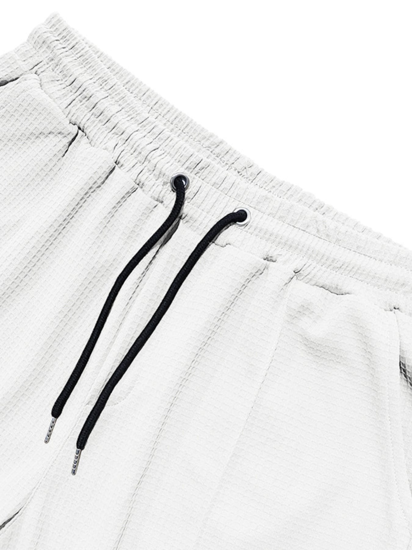 Textured Drawstring Casual Pants | The Nichole Collection