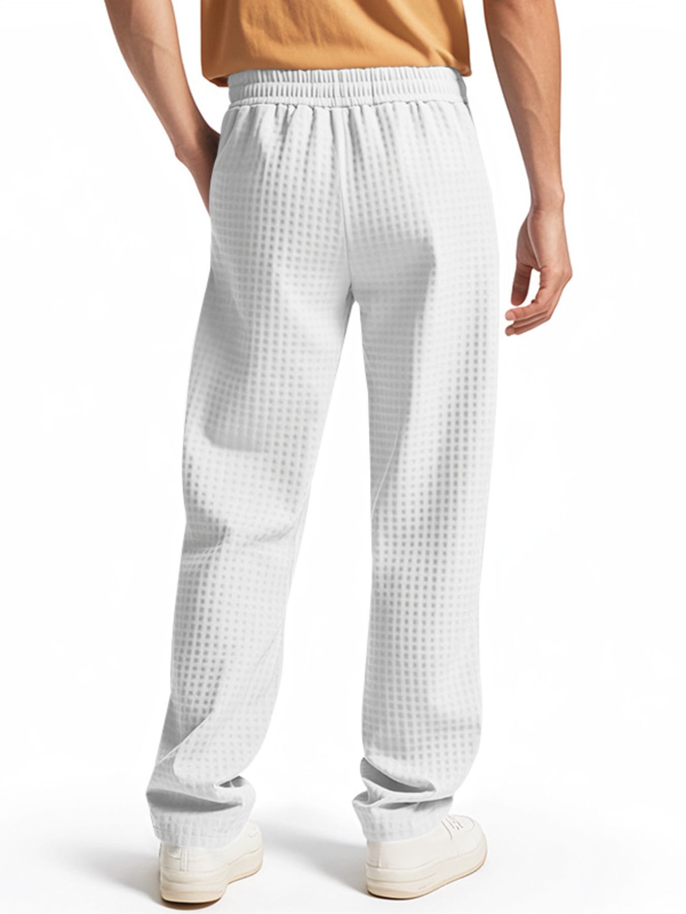 Textured Drawstring Casual Pants | The Nichole Collection