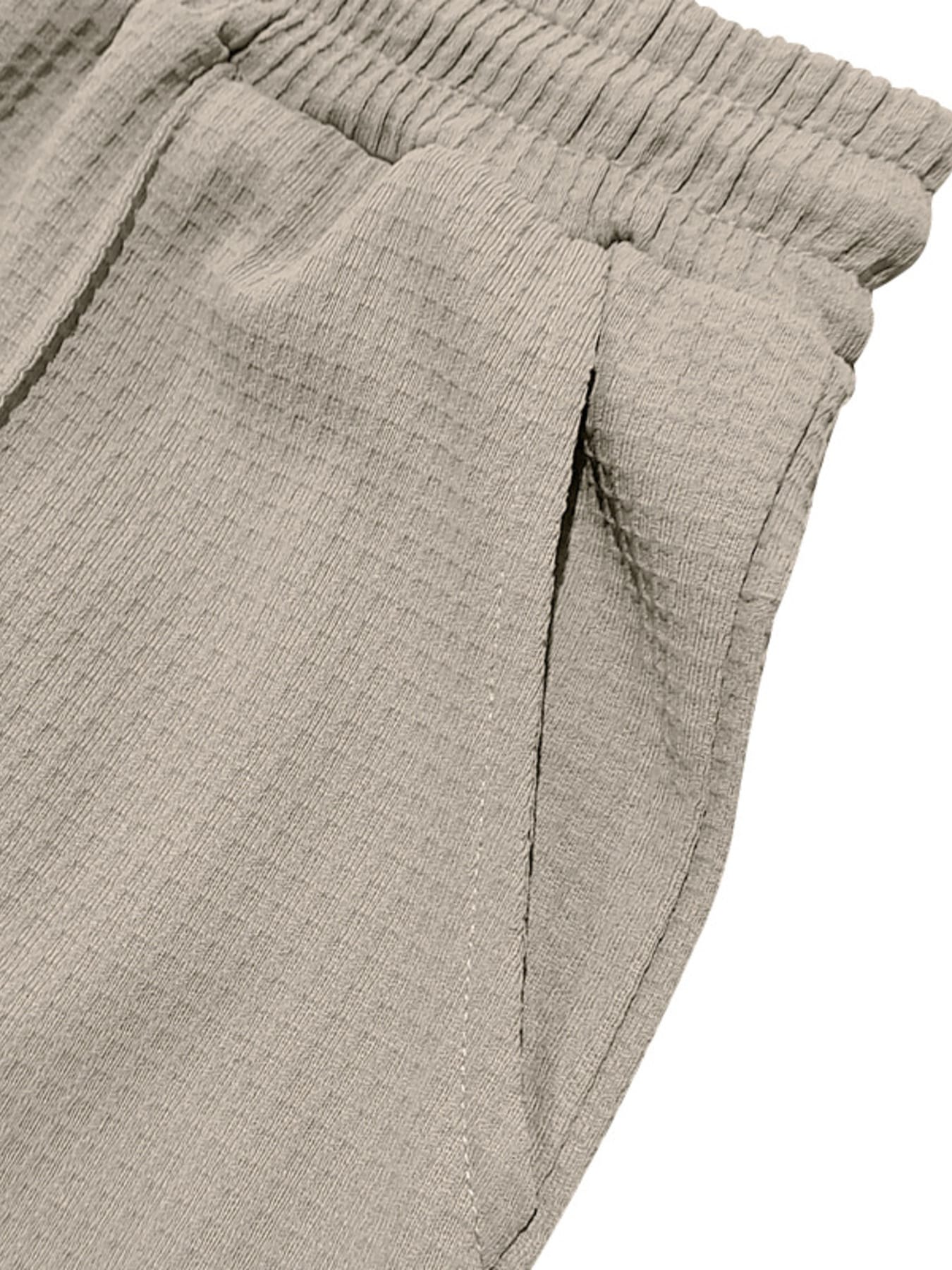 Textured Drawstring Casual Pants | The Nichole Collection