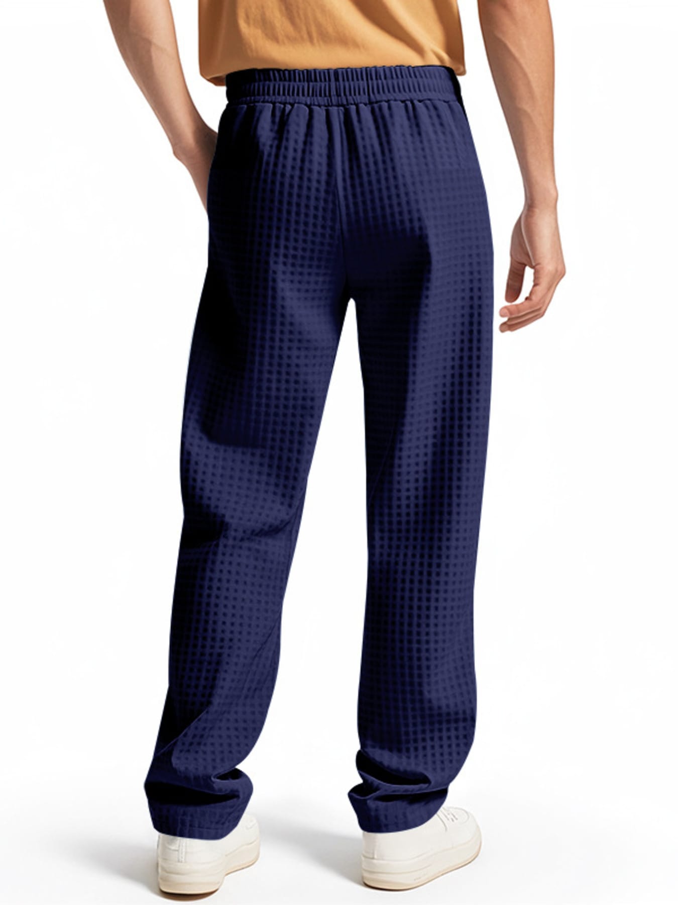 Textured Drawstring Casual Pants | The Nichole Collection
