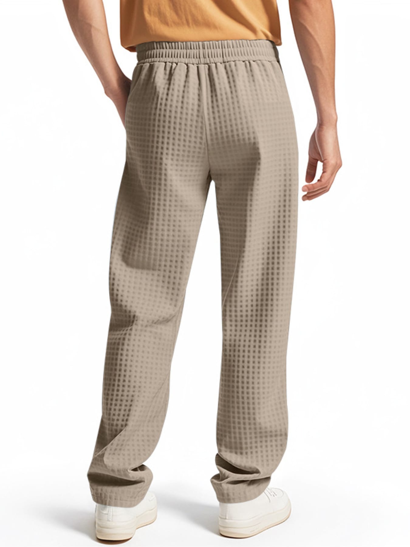Textured Drawstring Casual Pants | The Nichole Collection