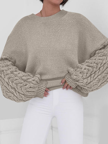 The Classic Cable Knit Sweater The Nichole Collection