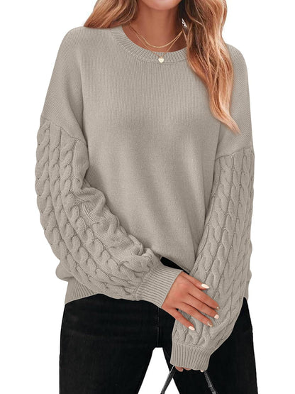 The Classic Cable Knit Sweater The Nichole Collection
