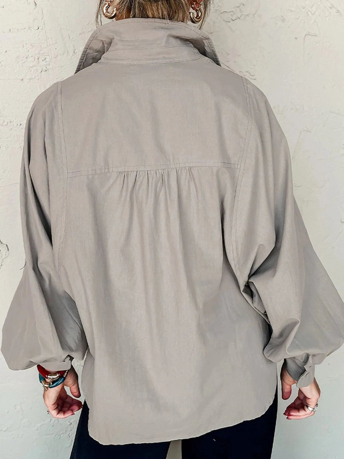 The Classic Cotton Lantern Shirt The Nichole Collection