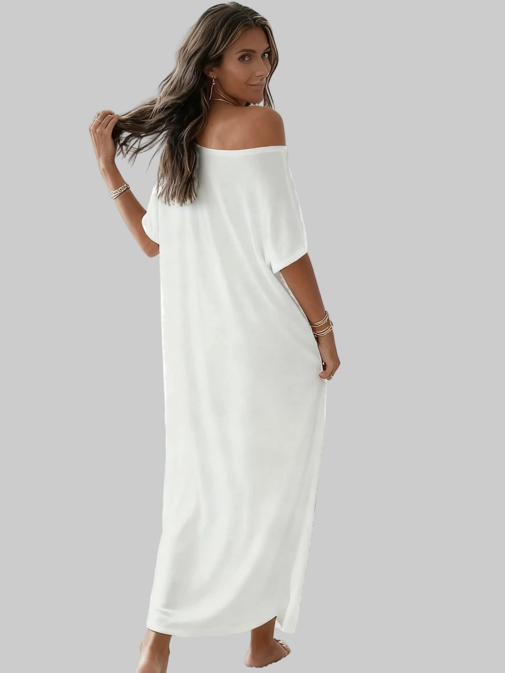 Effortless Drape Jumpsuit | Relaxed Fit One-Piece with Pockets