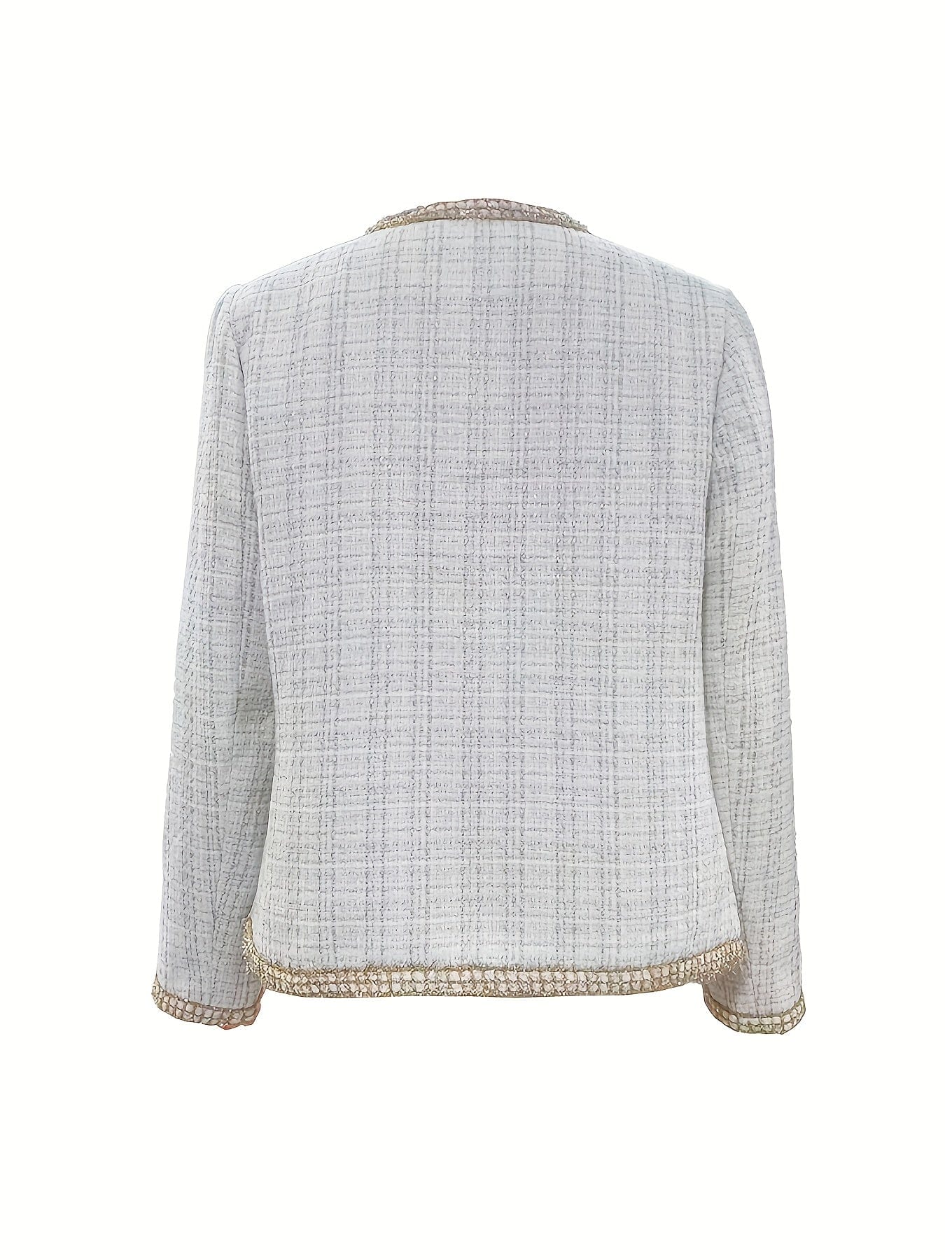 The Gilded Elegance Tweed Blazer Blazers The Nichole Collection