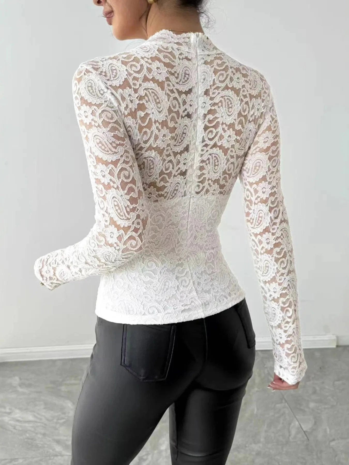 The Lace Affair Top The Nichole Collection
