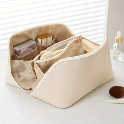 The Signature Travel Makeup Organizer White The Nichole Collection