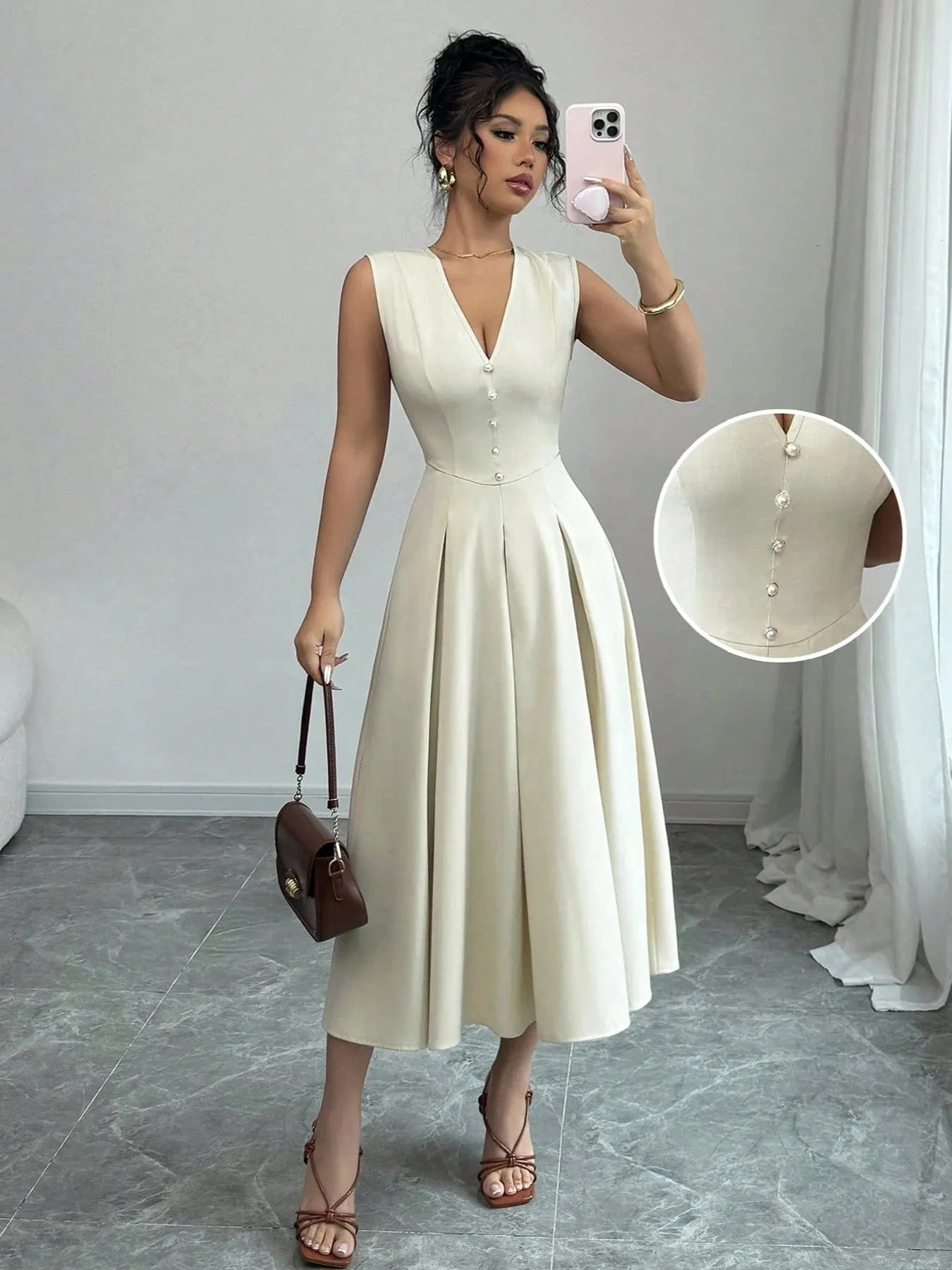 The Vibe Midi Dress The Nichole Collection