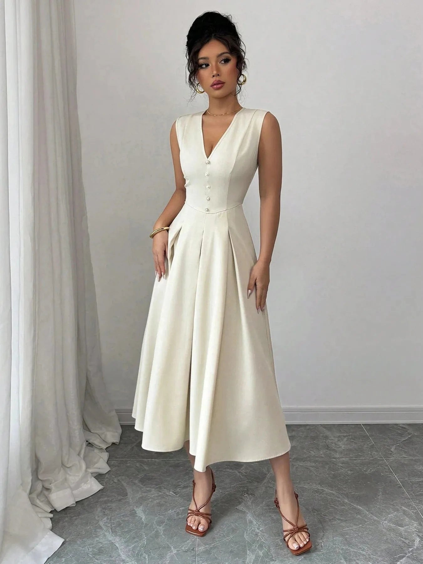 The Vibe Midi Dress The Nichole Collection