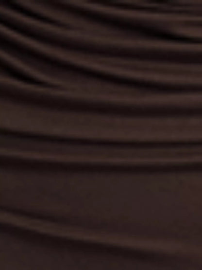 The Winter Muse Ruched A-Line Dress Dresses The Nichole Collection