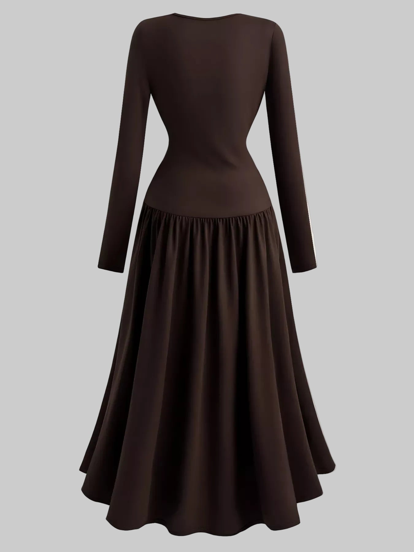 The Winter Muse Ruched A-Line Dress Dresses The Nichole Collection