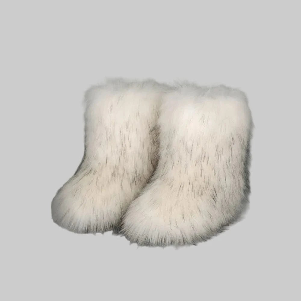 Thermal Fuzzy Platform Boots The Nichole Collection