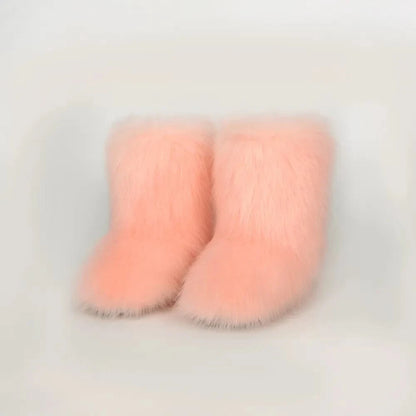 Thermal Fuzzy Platform Boots Watermelon pink / 36(US5) The Nichole Collection