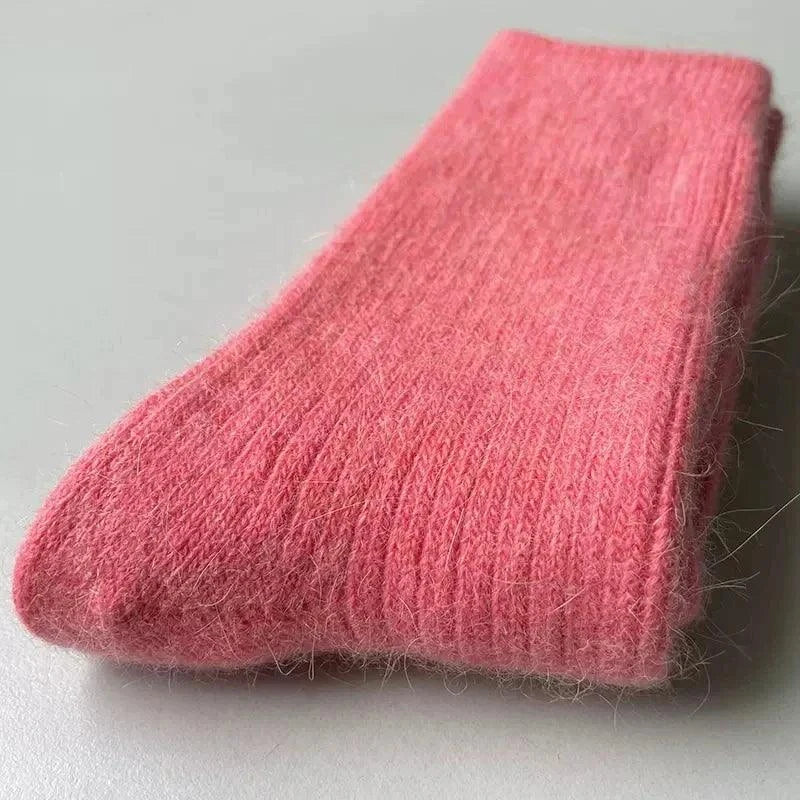 Thick Merino Wool Socks – Ultimate Winter Comfort & Warmth Socks Pink / 36-42 The Nichole Collection