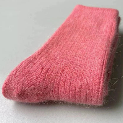 Thick Merino Wool Socks – Ultimate Winter Comfort & Warmth Socks Pink / 36-42 The Nichole Collection