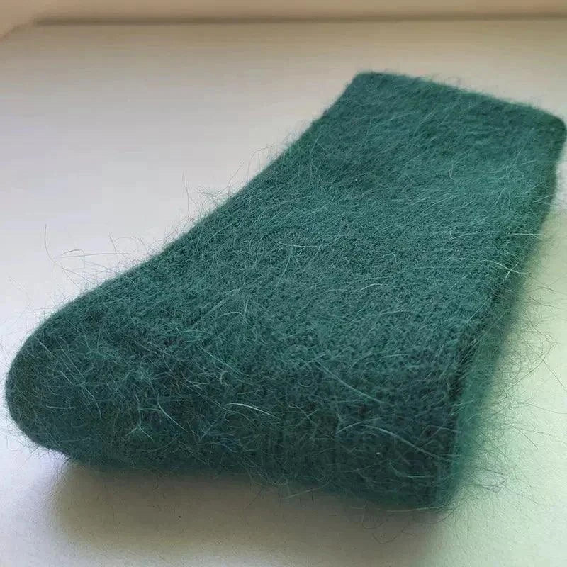 Thick Merino Wool Socks – Ultimate Winter Comfort & Warmth Socks Dark Green / 36-42 The Nichole Collection