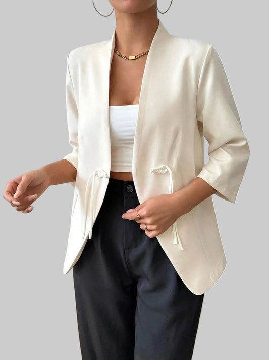 Three-Quarter Sleeves Blazer The Nichole Collection