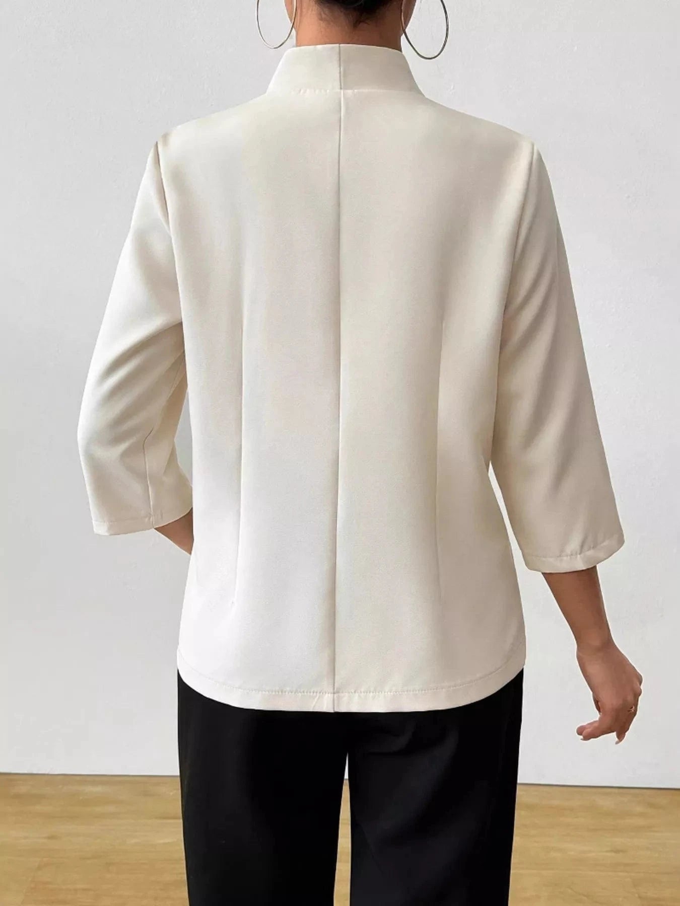 Three-Quarter Sleeves Blazer The Nichole Collection