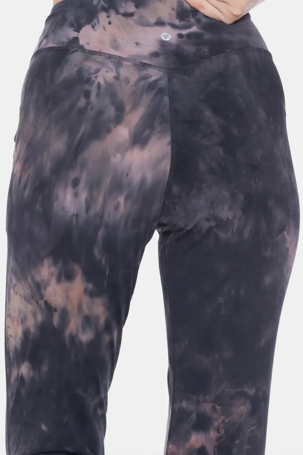 Tie-Dye High Waist Cropped Leggings The Nichole Collection