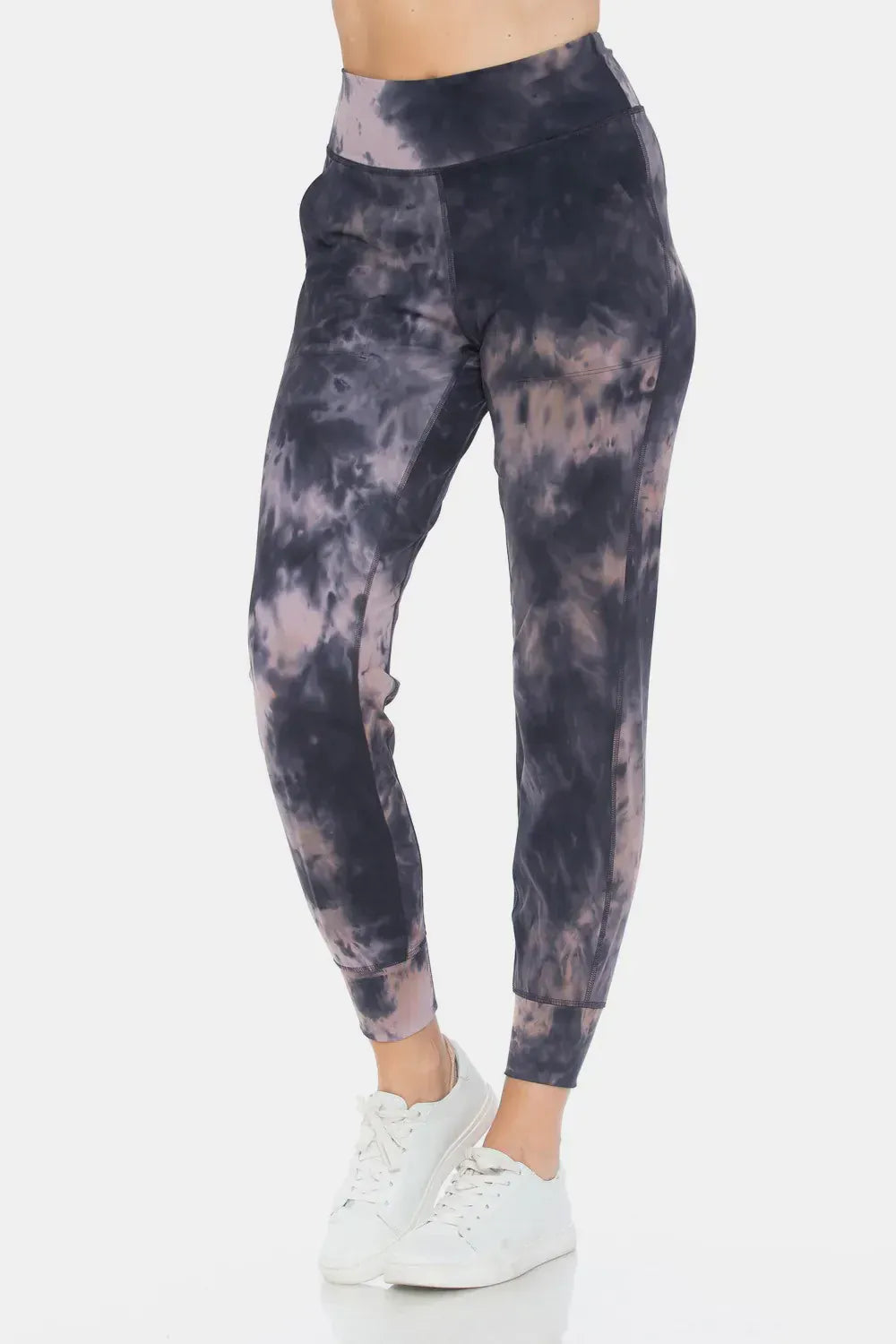 Tie-Dye High Waist Cropped Leggings The Nichole Collection