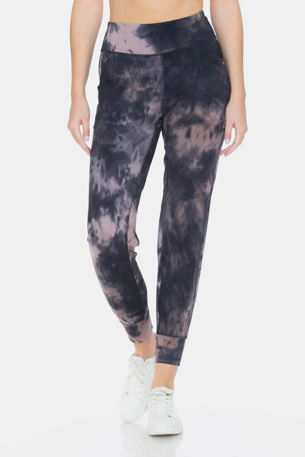 Tie-Dye High Waist Cropped Leggings The Nichole Collection