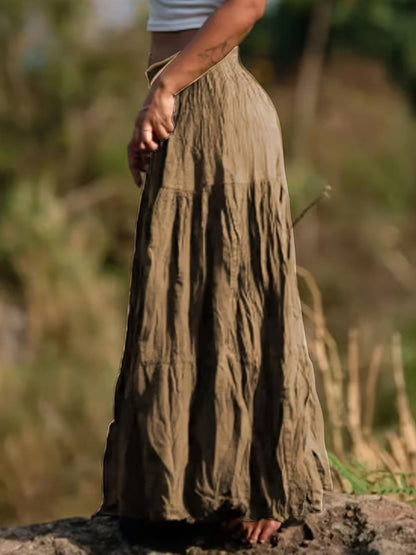 Tiered Maxi Skirt Skirts The Nichole Collection