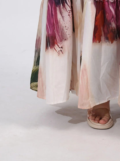 Tiered Tie Waist Maxi Dress Dresses The Nichole Collection