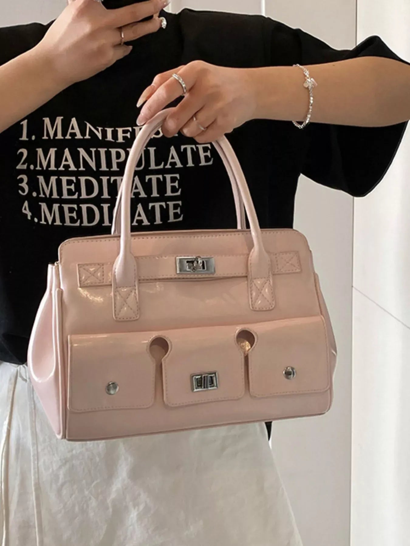 Top Handle Shoulder Bag The Nichole Collection