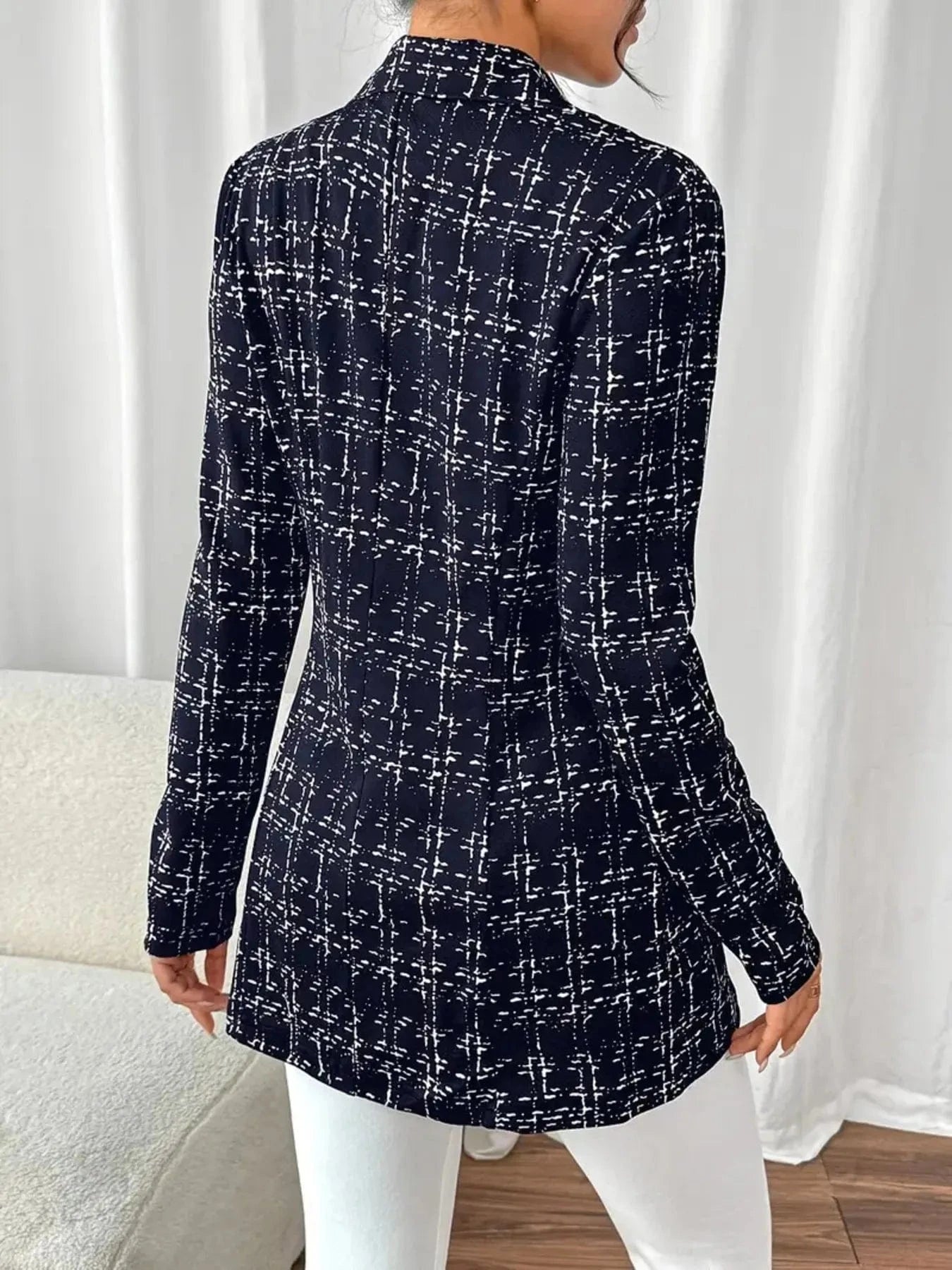 Tweed Double-Breasted Blazer Blazers The Nichole Collection