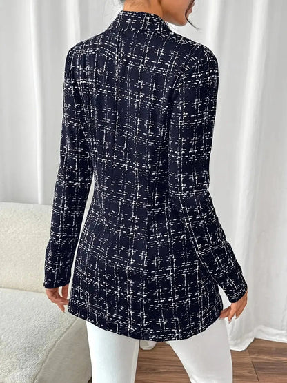 Tweed Double-Breasted Blazer Blazers The Nichole Collection