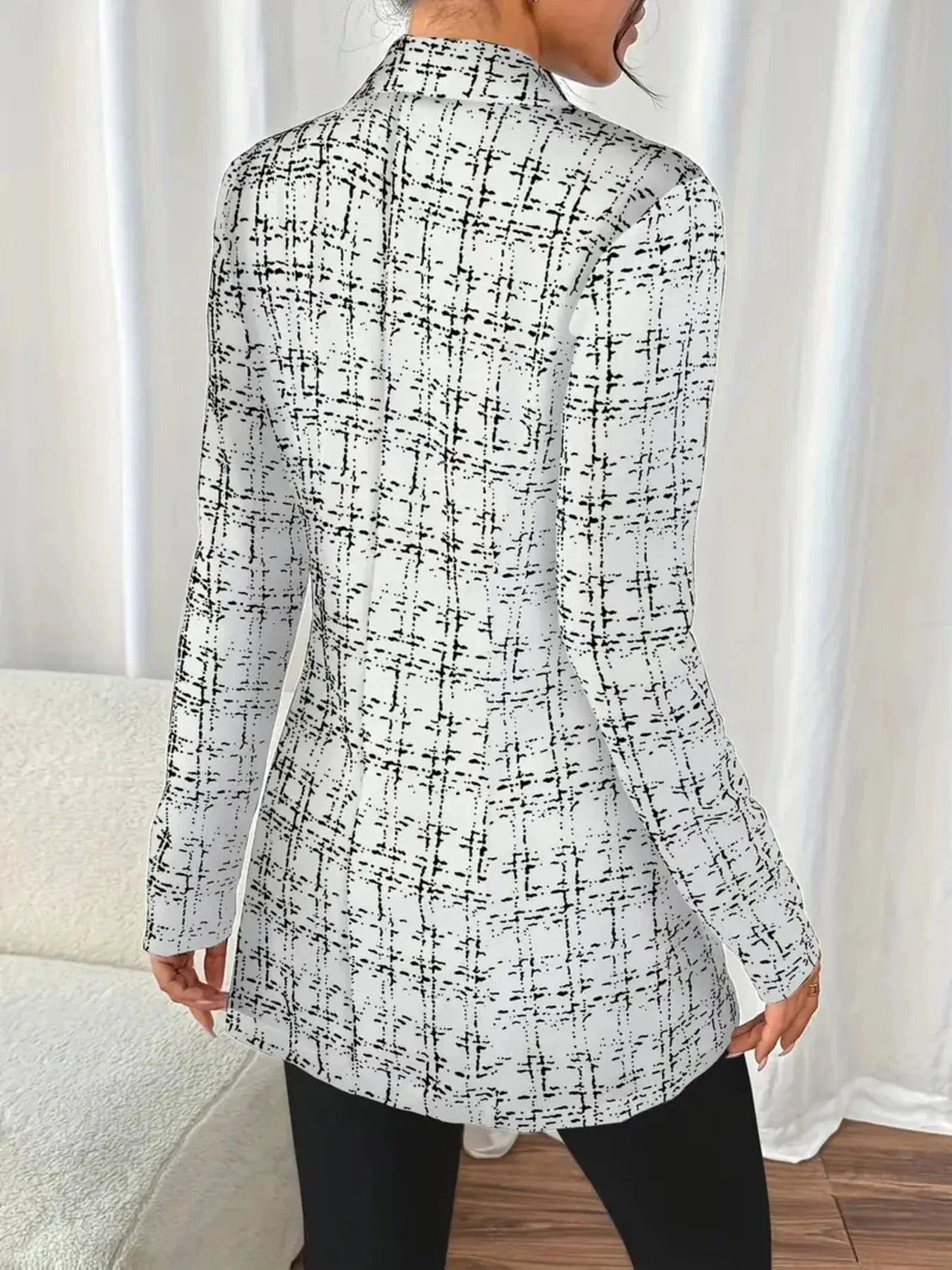 Tweed Double-Breasted Blazer Blazers The Nichole Collection