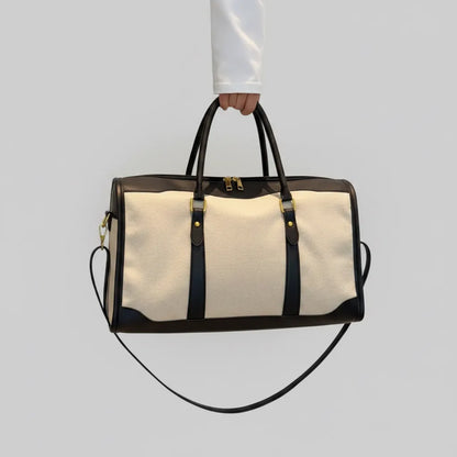 Two-Tone Travel Bag Black / One Size The Nicole Collection