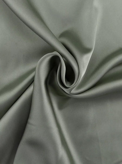 V-Neck Satin Mini Dress with Flowy Sleeves | The Nichole Collection