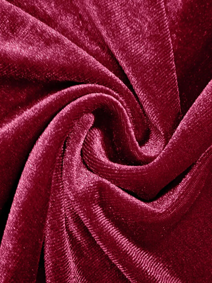 Velvet Wrap Surplice Maxi Dress Maxi Dress The Nichole Collection