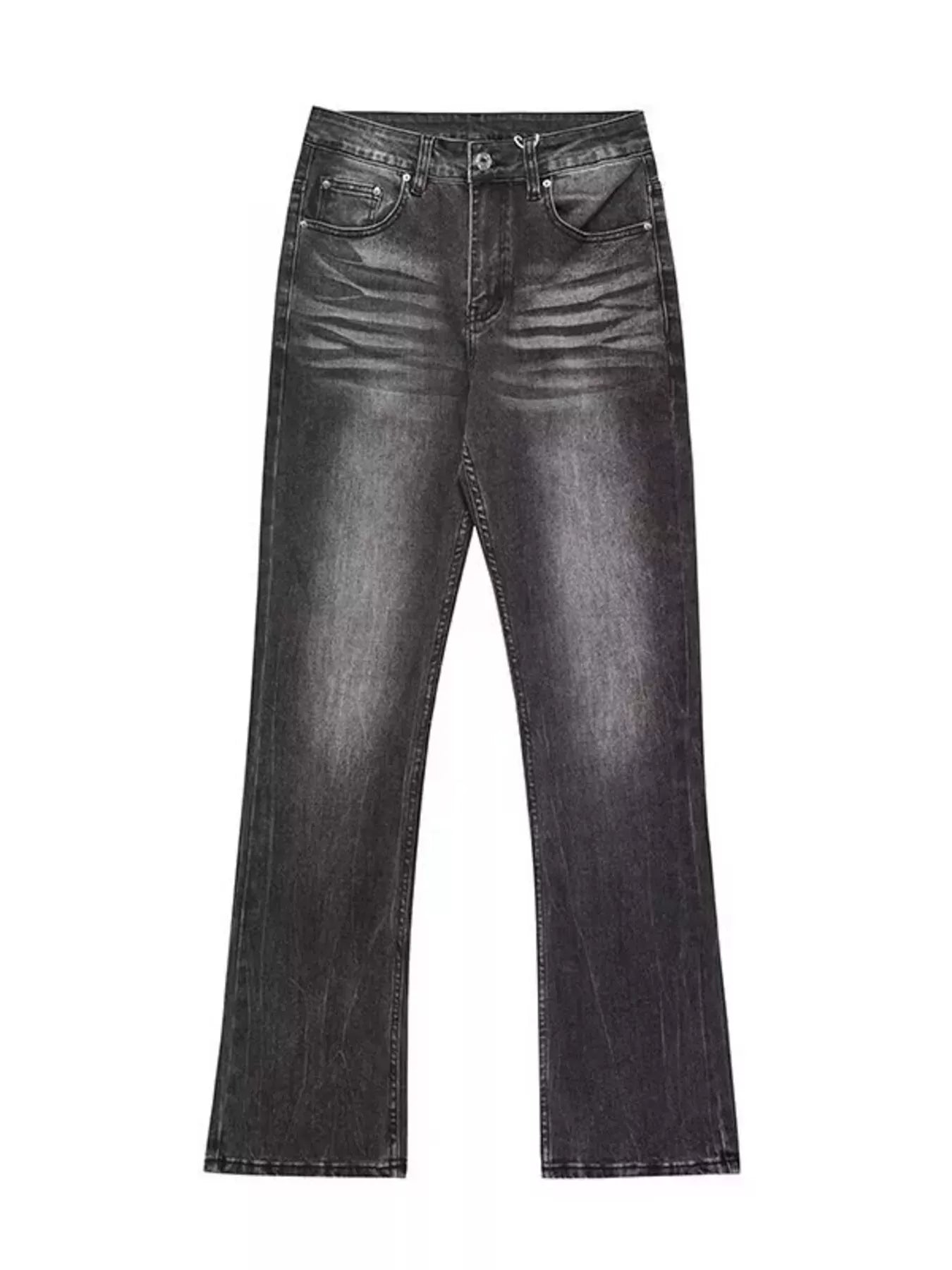 Vintage Wash High-Waisted Straight Leg Jeans | The Nichole Collection