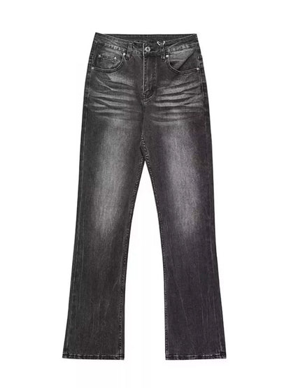 Vintage Wash High-Waisted Straight Leg Jeans | The Nichole Collection